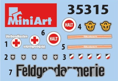 Zdjęcie dodatkowe produktu German Feldgendarmerie. Special Edition 1:35 MiniArt 35315