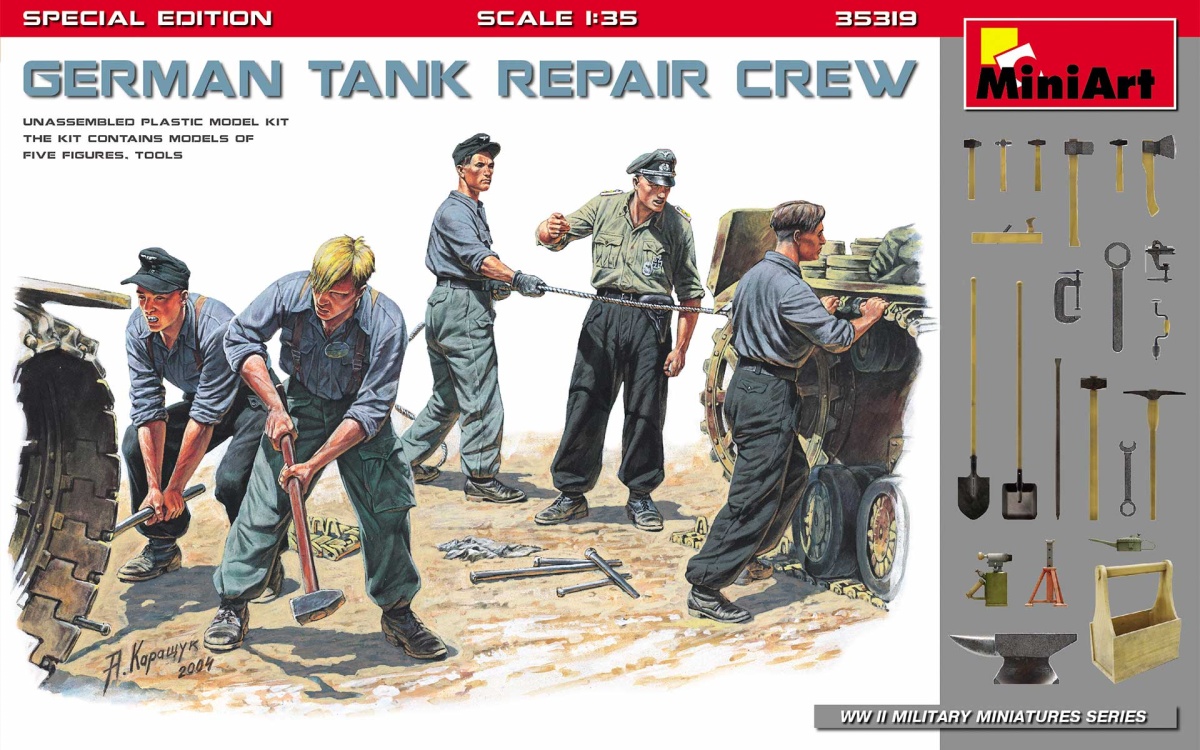 Zdjęcie główne produktu German Tank Repair Crew. Special Edition 1:35 MiniArt 35319