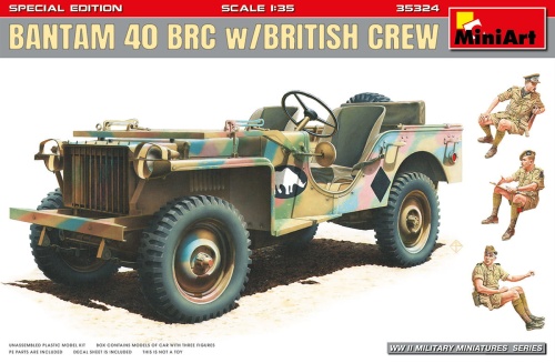 Bantam 40 Brc W/british Crew. Special Edition 1:35 MiniArt 35324