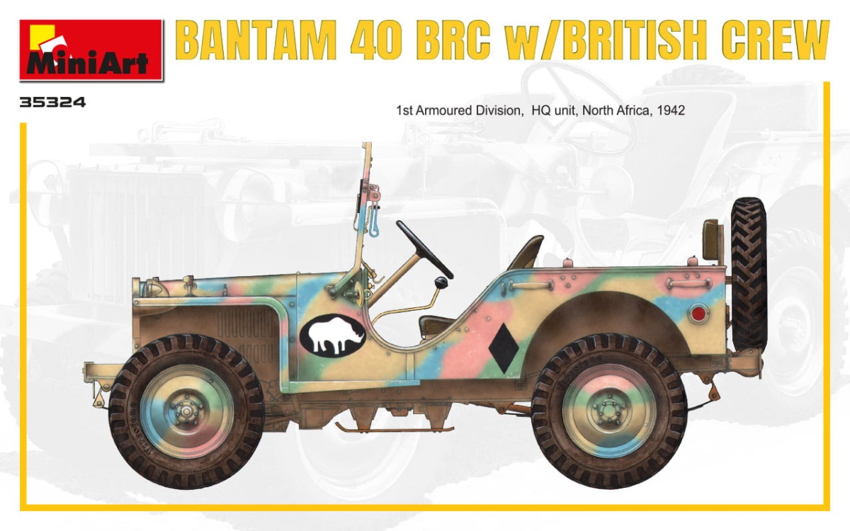 Zdjęcie dodatkowe produktu Bantam 40 Brc W/british Crew. Special Edition 1:35 MiniArt 35324