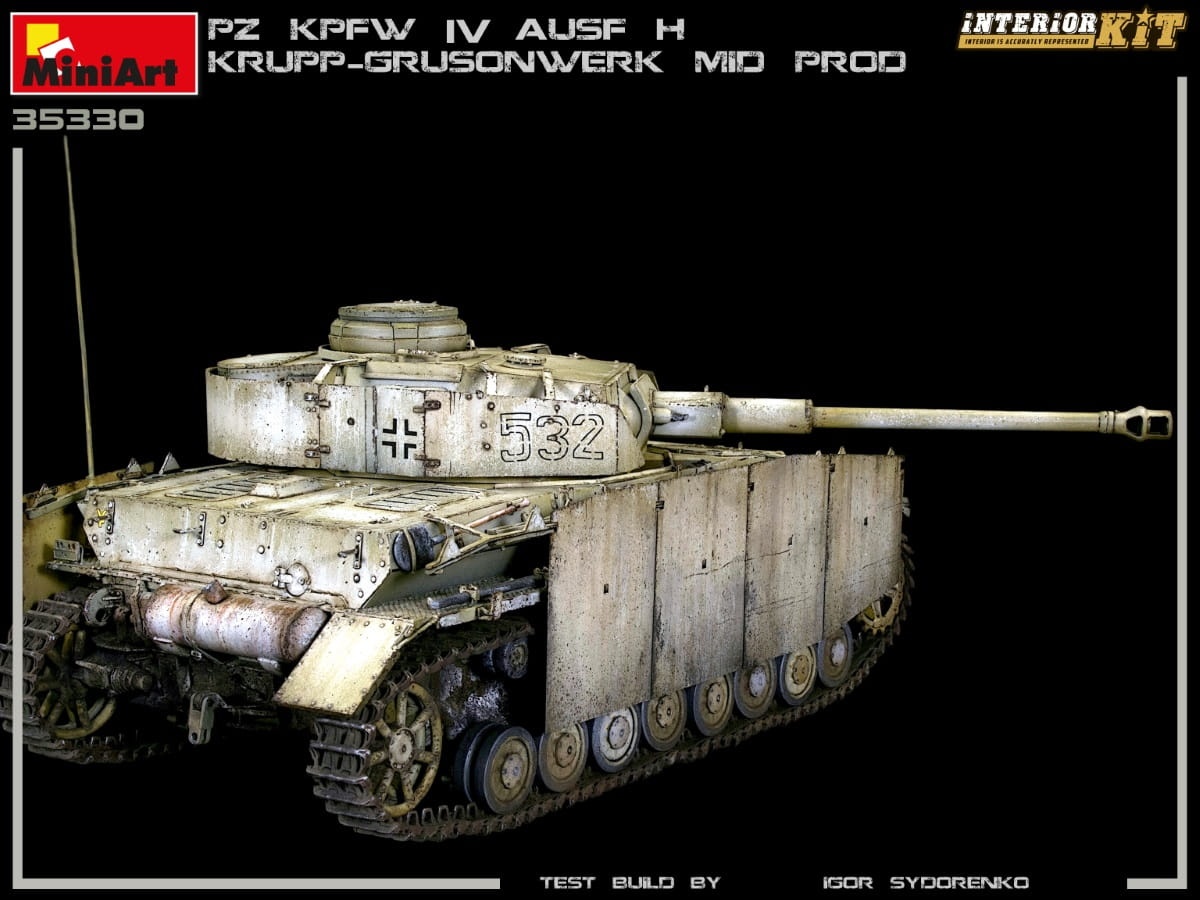 Zdjęcie dodatkowe produktu Pz.kpfw.IV Ausf. H Krupp-grusonwerk. Mid Prod. Aug-sep 1943. Interior Kit 1:35 MiniArt 35330