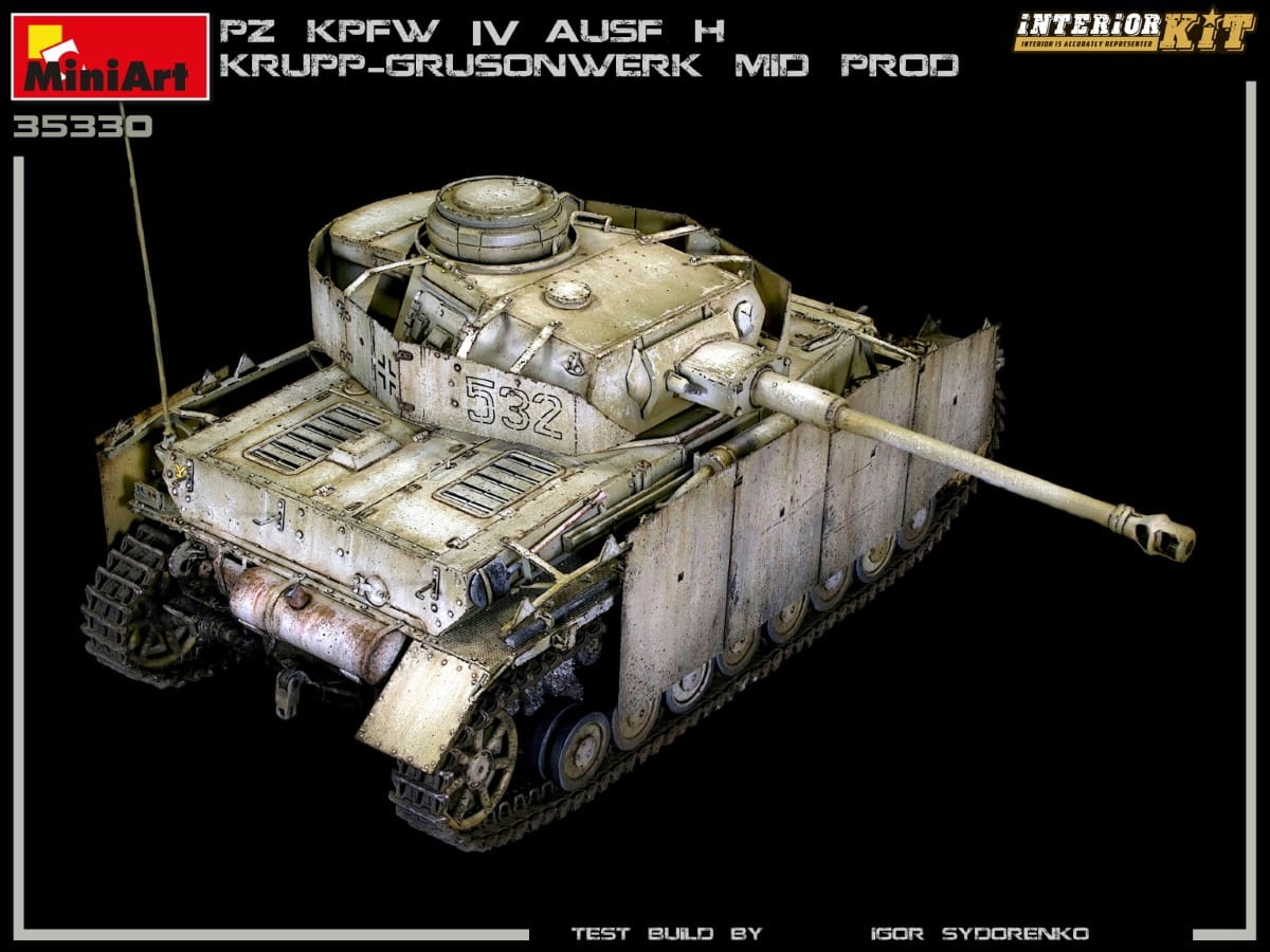 Zdjęcie dodatkowe produktu Pz.kpfw.IV Ausf. H Krupp-grusonwerk. Mid Prod. Aug-sep 1943. Interior Kit 1:35 MiniArt 35330