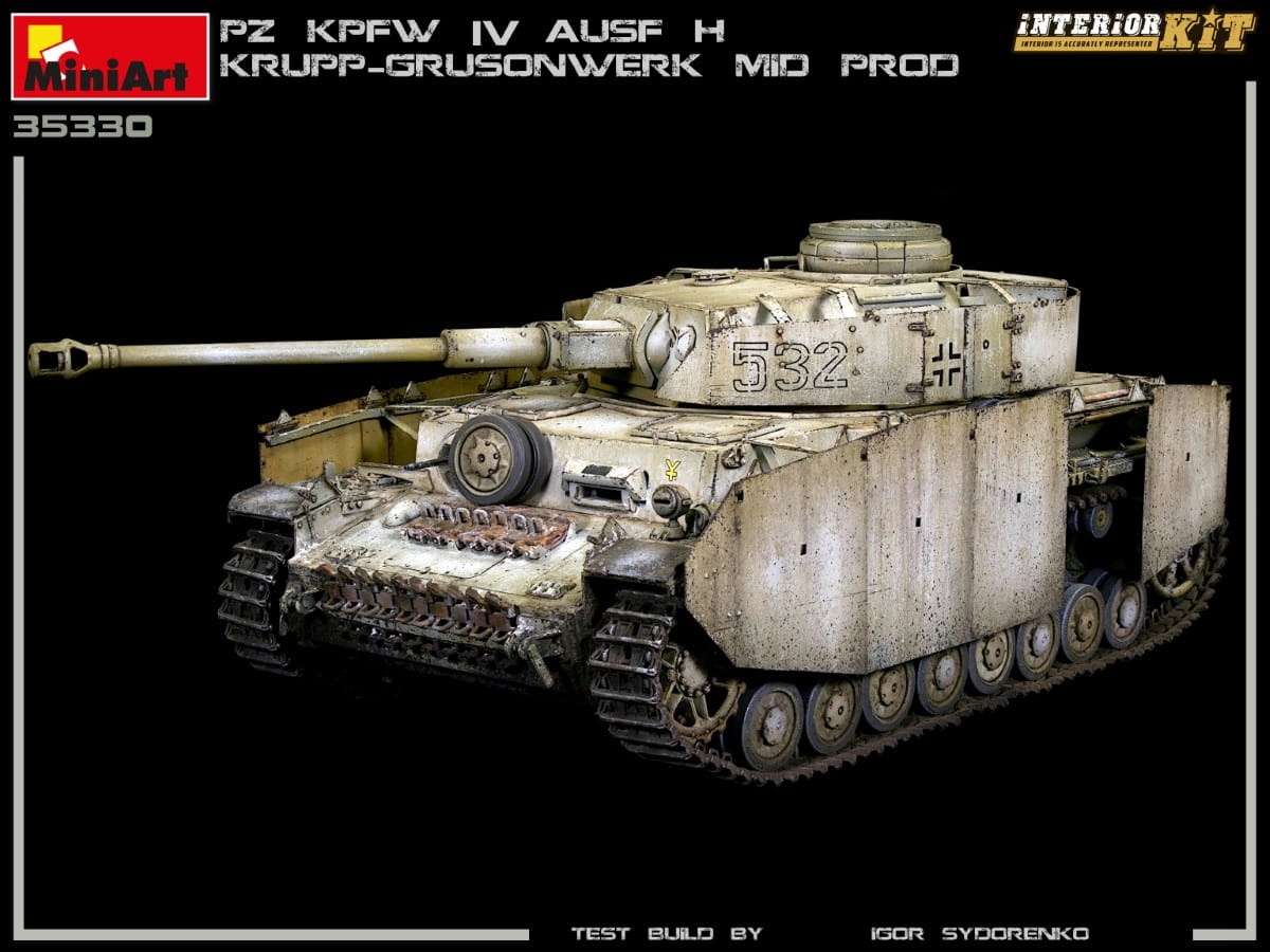 Zdjęcie dodatkowe produktu Pz.kpfw.IV Ausf. H Krupp-grusonwerk. Mid Prod. Aug-sep 1943. Interior Kit 1:35 MiniArt 35330