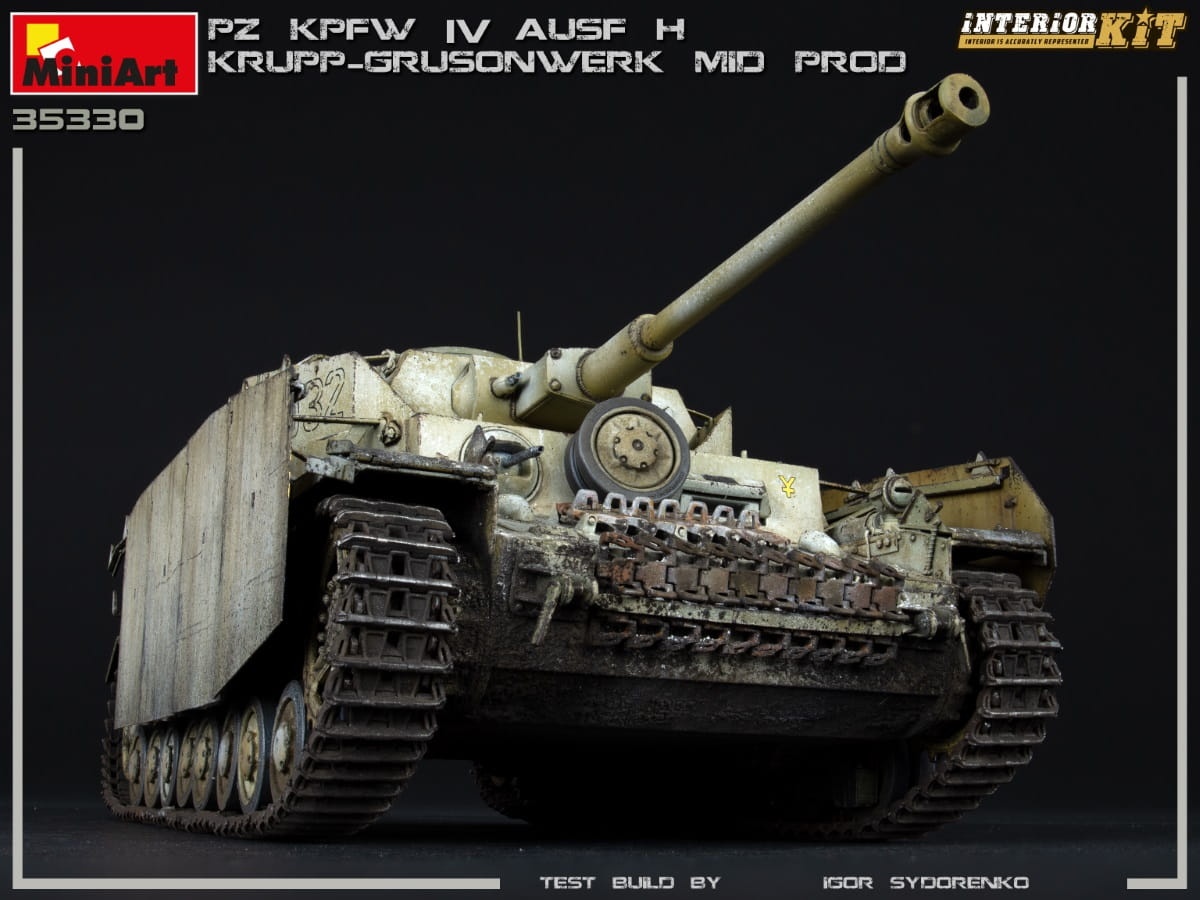Zdjęcie dodatkowe produktu Pz.kpfw.IV Ausf. H Krupp-grusonwerk. Mid Prod. Aug-sep 1943. Interior Kit 1:35 MiniArt 35330
