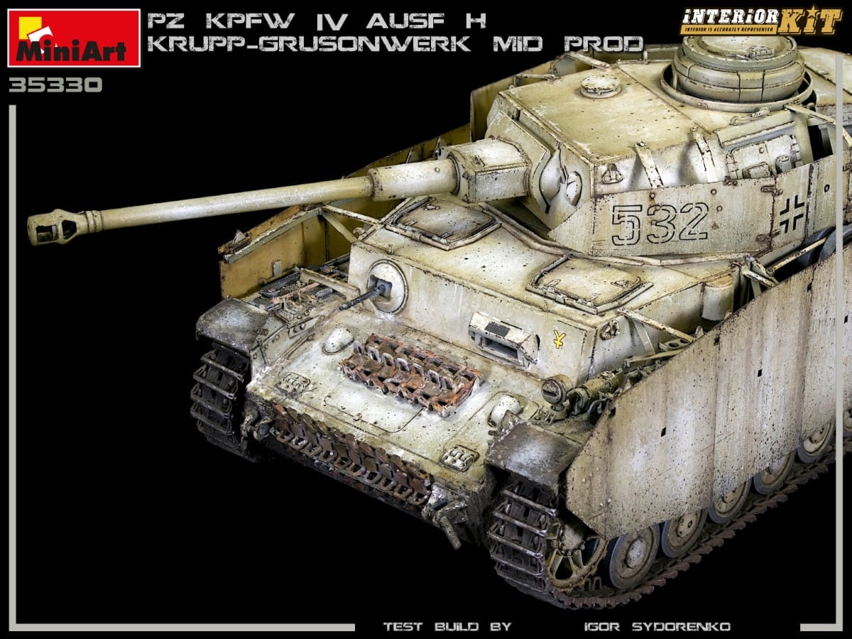 Zdjęcie dodatkowe produktu Pz.kpfw.IV Ausf. H Krupp-grusonwerk. Mid Prod. Aug-sep 1943. Interior Kit 1:35 MiniArt 35330