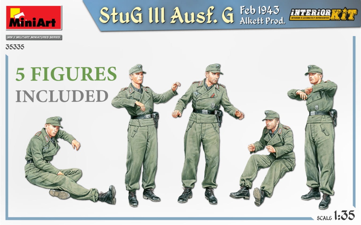 Zdjęcie dodatkowe produktu Stug III Ausf. G Feb 1943 Alkett Prod. Interior Kit 1:35 MiniArt 35335