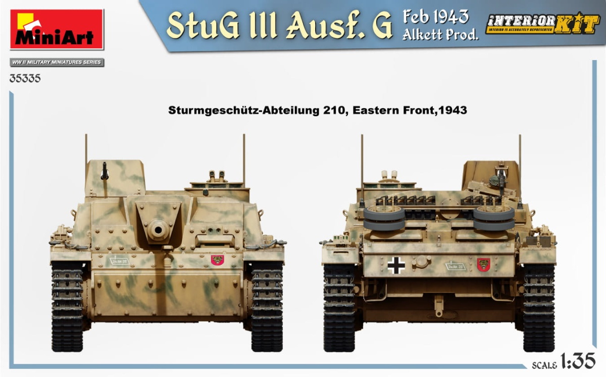 Zdjęcie dodatkowe produktu Stug III Ausf. G Feb 1943 Alkett Prod. Interior Kit 1:35 MiniArt 35335