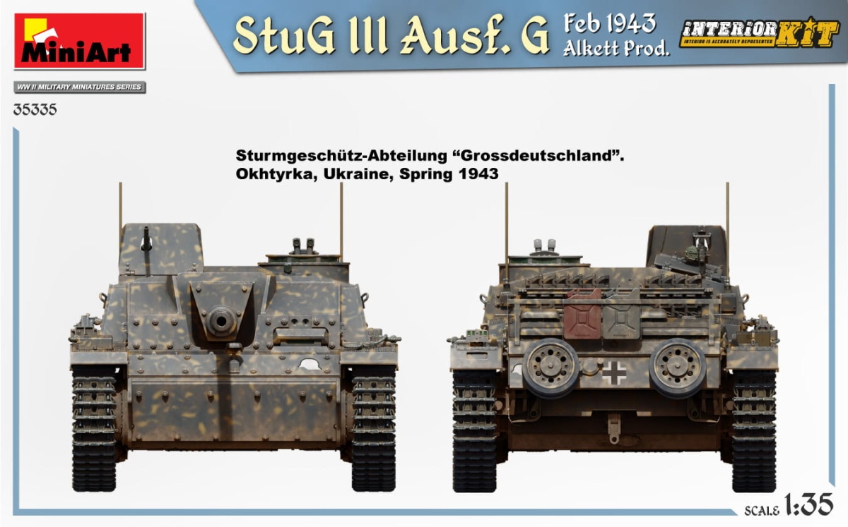 Zdjęcie dodatkowe produktu Stug III Ausf. G Feb 1943 Alkett Prod. Interior Kit 1:35 MiniArt 35335