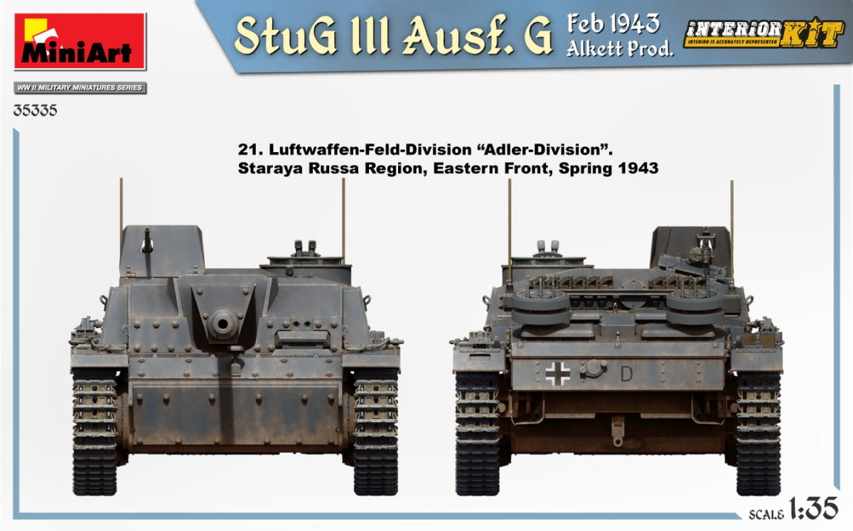 Zdjęcie dodatkowe produktu Stug III Ausf. G Feb 1943 Alkett Prod. Interior Kit 1:35 MiniArt 35335