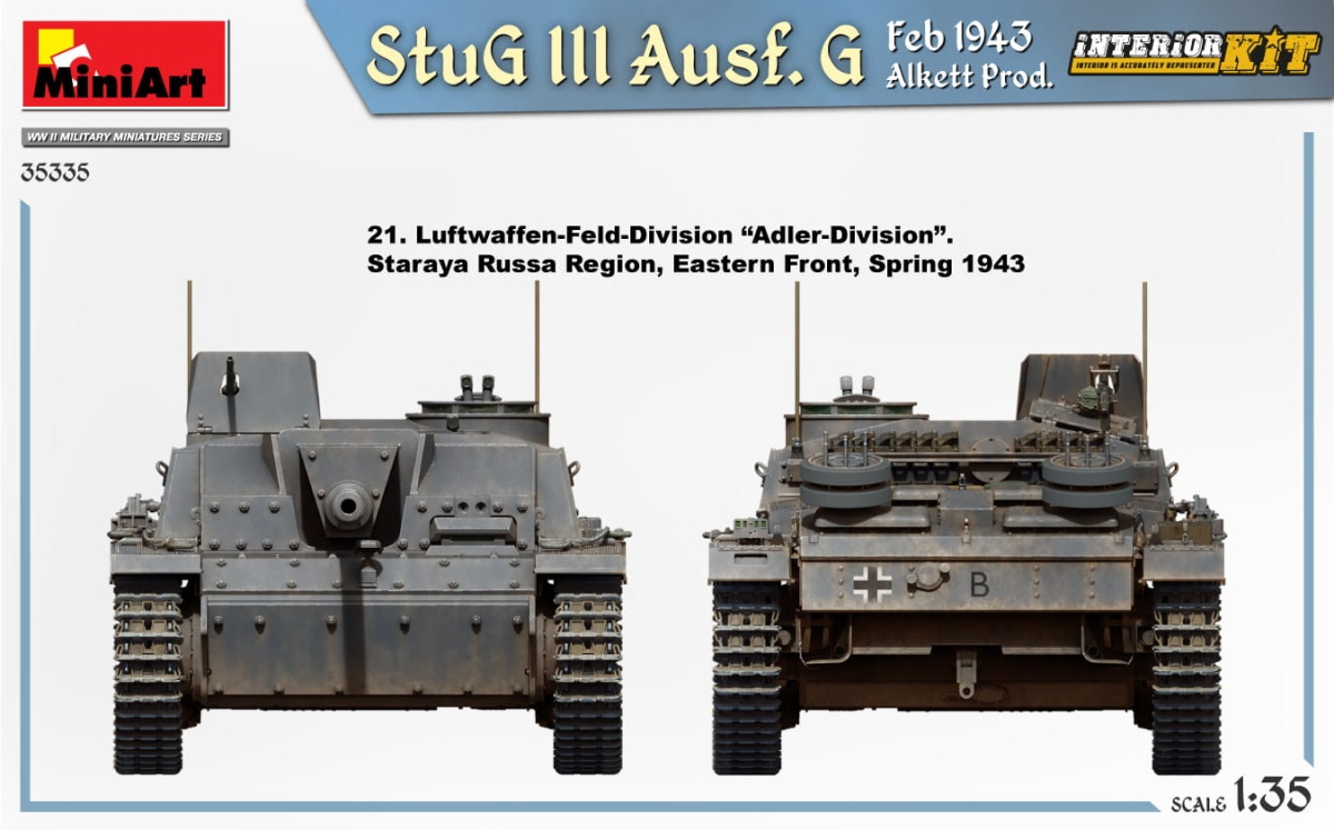 Zdjęcie dodatkowe produktu Stug III Ausf. G Feb 1943 Alkett Prod. Interior Kit 1:35 MiniArt 35335