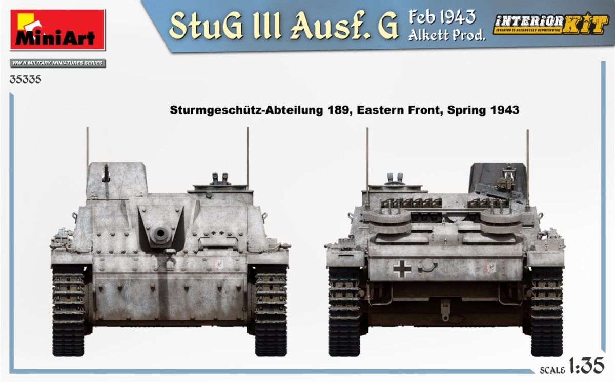 Zdjęcie dodatkowe produktu Stug III Ausf. G Feb 1943 Alkett Prod. Interior Kit 1:35 MiniArt 35335