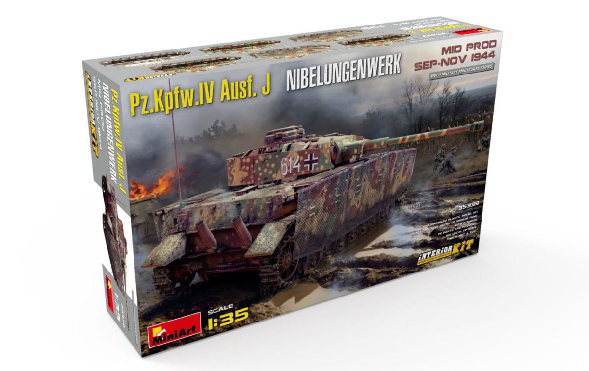 Zdjęcie dodatkowe produktu Pz.kpfw.iv Ausf. J Nibelungenwerk. Mid Prod. Sep-nov 1944 Interior Kit 1:35 MiniArt 35339