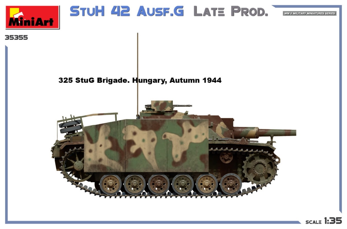 Zdjęcie dodatkowe produktu Stuh 42 Ausf. G Late Prod 1:35 MiniArt 35355