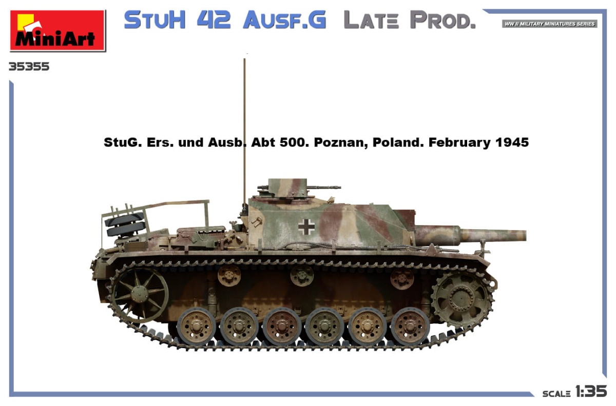 Zdjęcie dodatkowe produktu Stuh 42 Ausf. G Late Prod 1:35 MiniArt 35355