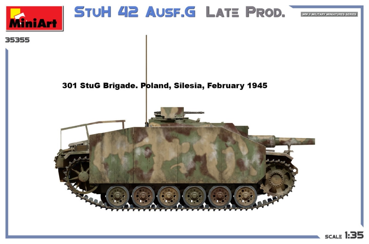 Zdjęcie dodatkowe produktu Stuh 42 Ausf. G Late Prod 1:35 MiniArt 35355