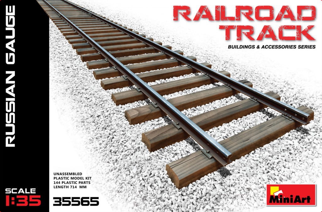 Zdjęcie główne produktu Railroad Track. Russian Gauge 1:35 MiniArt 35565