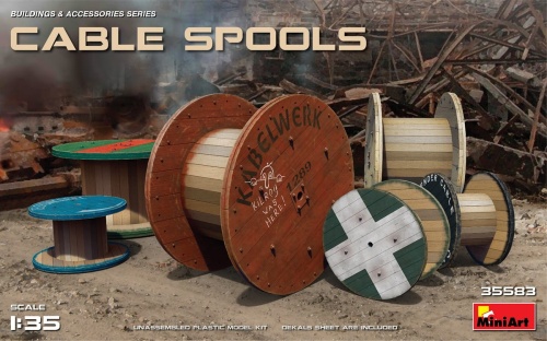 Cable Spools 1:35 MiniArt 35583
