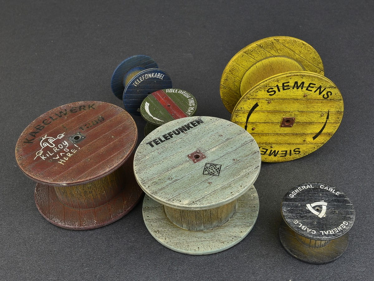 Zdjęcie dodatkowe produktu Cable Spools 1:35 MiniArt 35583
