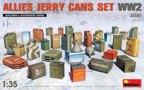Allies Jerry Cans Set WW2 1:35 MiniArt 35587