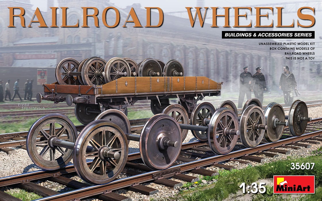 Zdjęcie główne produktu Railroad Wheels 1:35 MiniArt 35607