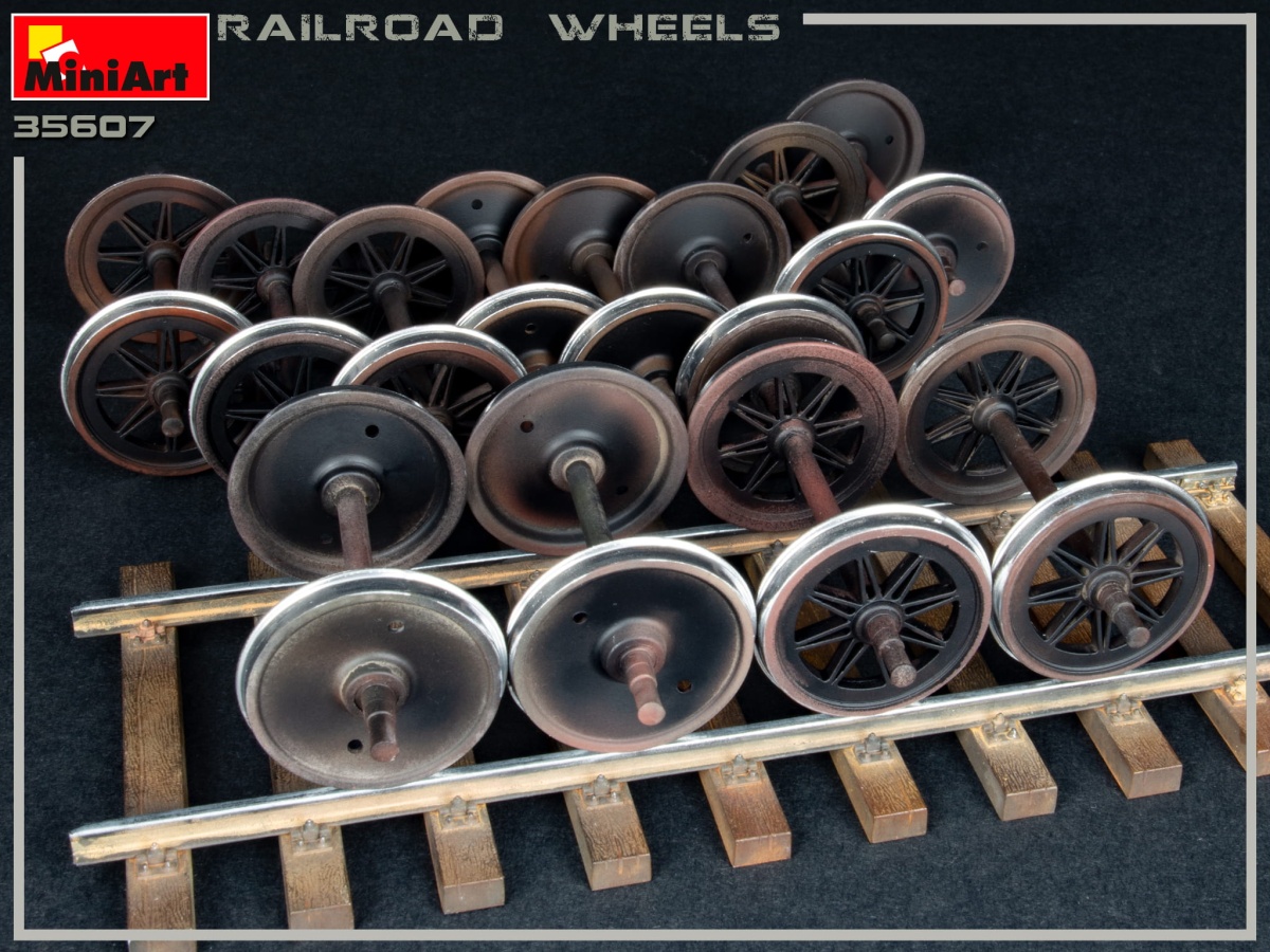 Zdjęcie dodatkowe produktu Railroad Wheels 1:35 MiniArt 35607