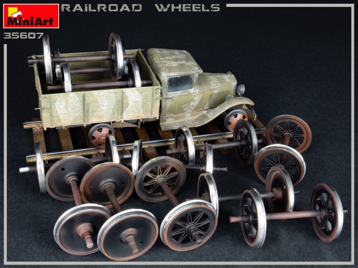 Zdjęcie dodatkowe produktu Railroad Wheels 1:35 MiniArt 35607