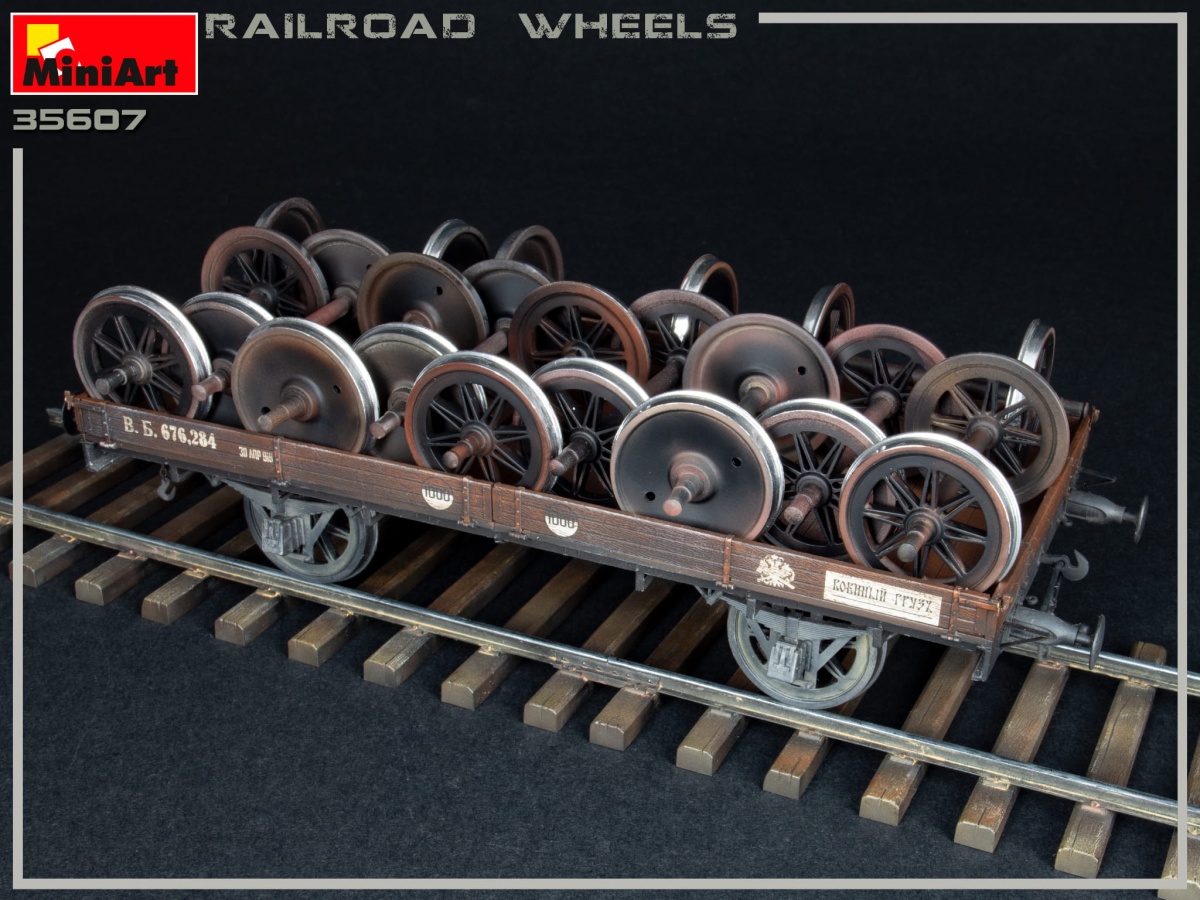 Zdjęcie dodatkowe produktu Railroad Wheels 1:35 MiniArt 35607