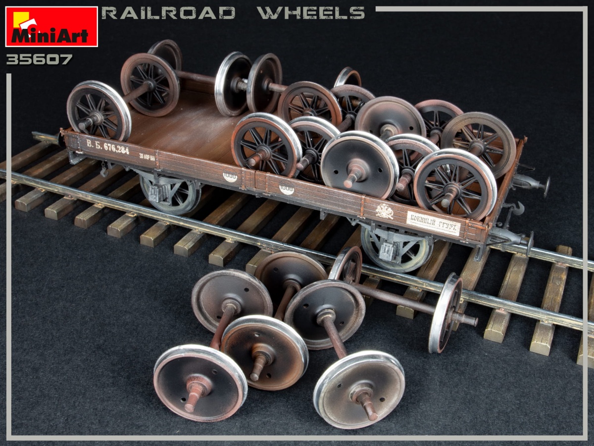 Zdjęcie dodatkowe produktu Railroad Wheels 1:35 MiniArt 35607