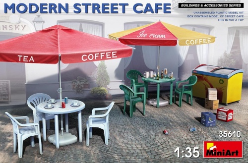 Modern Street Cafe 1:35 MiniArt 35610