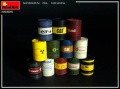 Zdjęcie dodatkowe produktu Modern Oil Drums 200l 1:35 MiniArt 35615