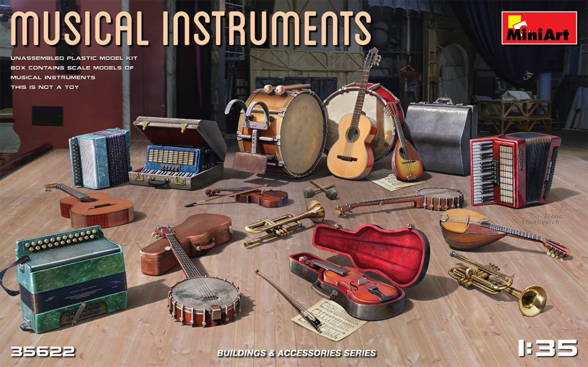 Zdjęcie główne produktu Musical Instruments 1:35 MiniArt 35622
