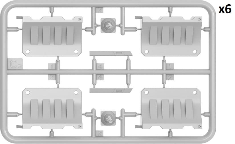 Zdjęcie dodatkowe produktu Plastic Barrier Set 1:35 MiniArt 35634