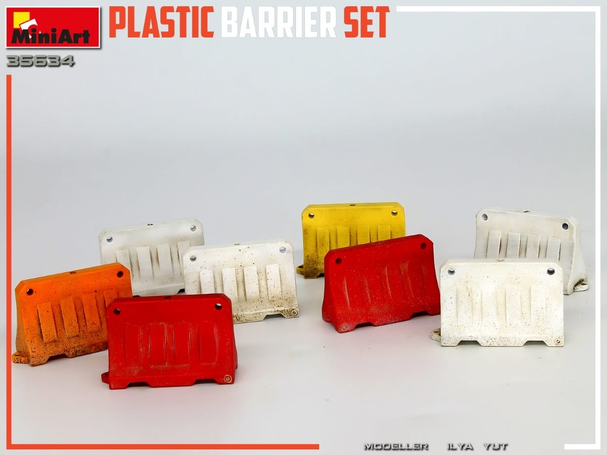 Zdjęcie dodatkowe produktu Plastic Barrier Set 1:35 MiniArt 35634