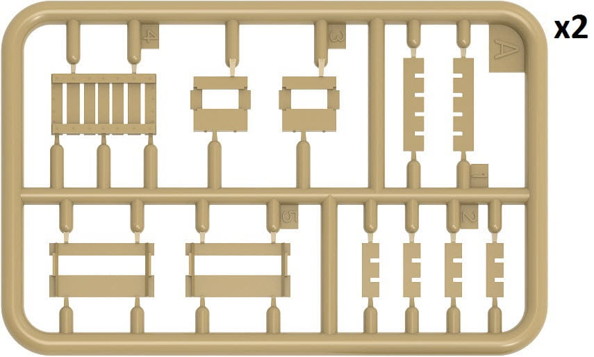 Zdjęcie dodatkowe produktu Wooden Crates 1:35 MiniArt 35651