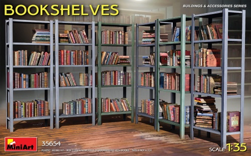 Bookshelves 1:35 MiniArt 35654
