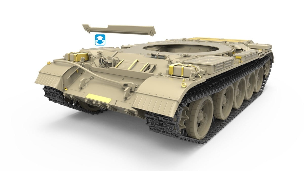 Zdjęcie dodatkowe produktu Tiran 4 Early Type. Interior Kit 1:35 MiniArt 37010