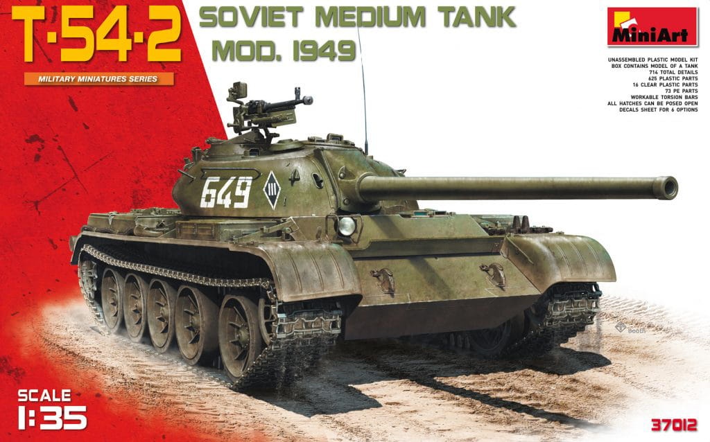 Zdjęcie główne produktu T-54-2 Soviet Medium Tank. Mod. 1949 1:35 MiniArt 37012