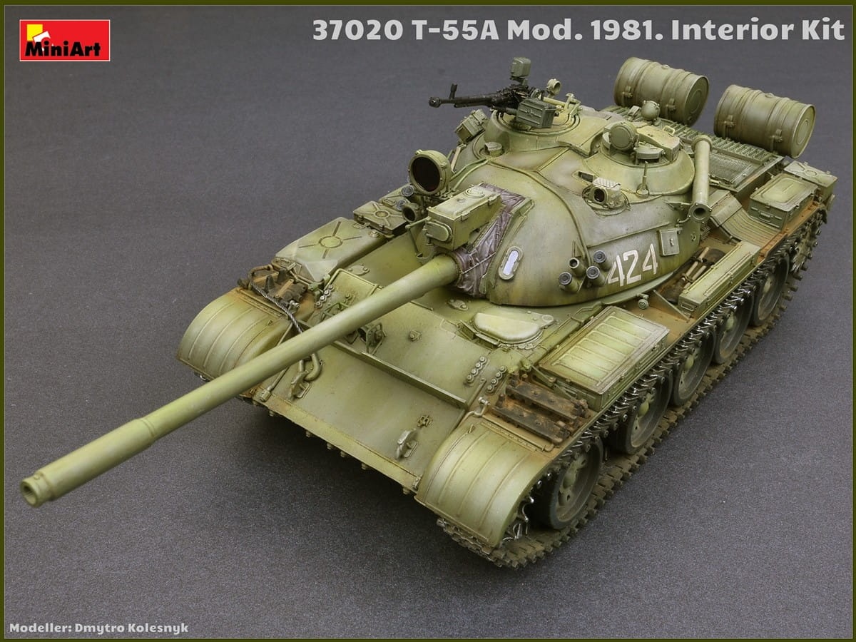 Zdjęcie dodatkowe produktu T-55a Mod.1981 Interior Kit 1:35 MiniArt 37020