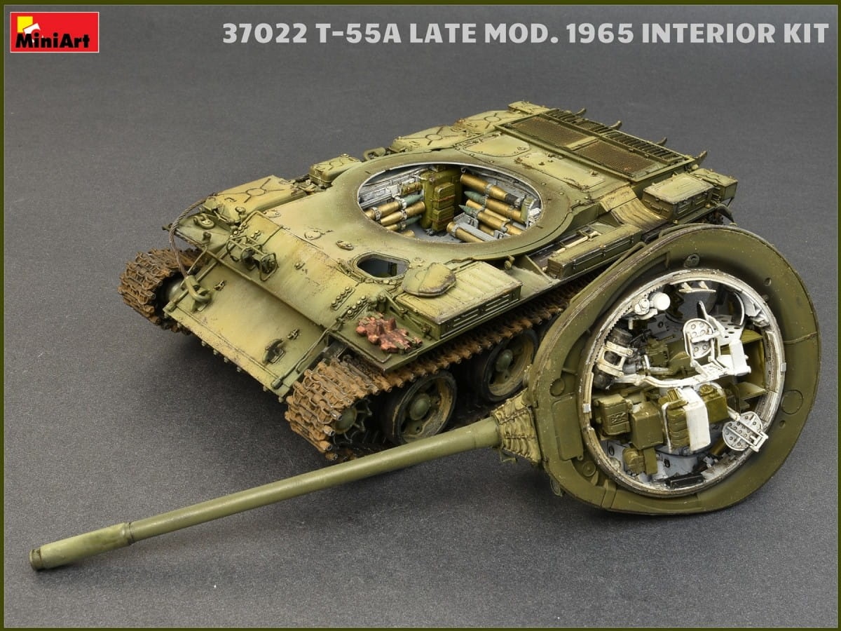 Zdjęcie dodatkowe produktu T-55a Late Mod. 1965 Interior Kit 1:35 MiniArt 37022
