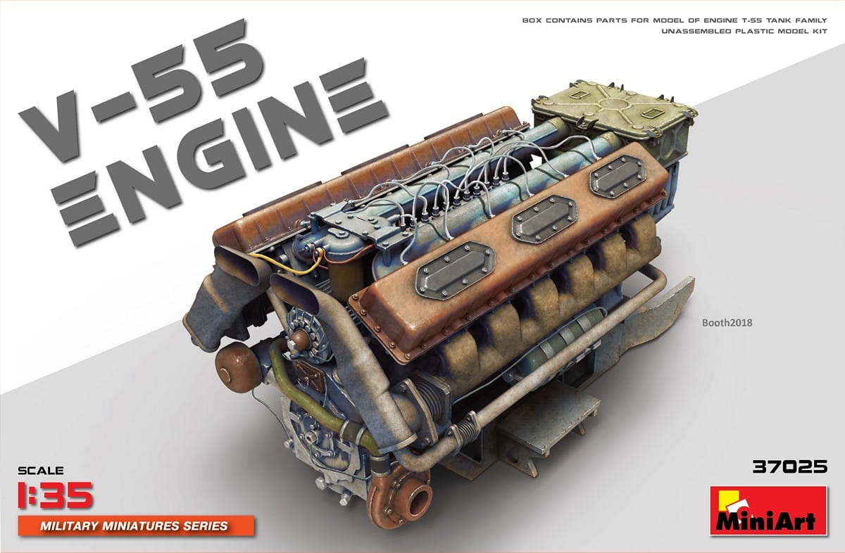 Zdjęcie główne produktu V-55 Engine 1:35 MiniArt 37025