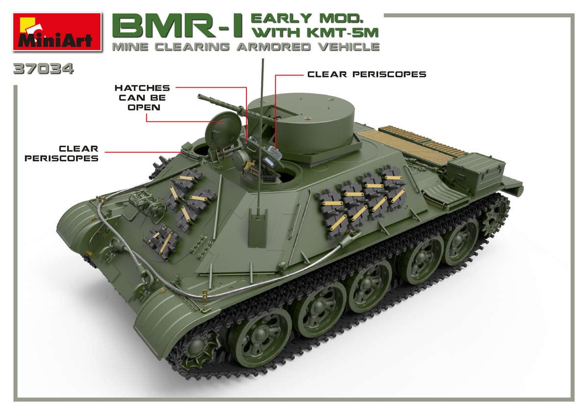 Zdjęcie dodatkowe produktu Bmr-1 Early Mod. With Kmt-5m 1:35 MiniArt 37034