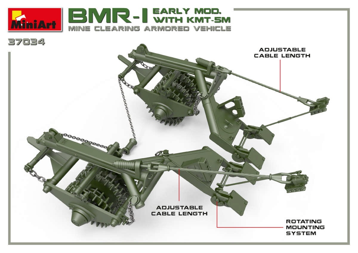 Zdjęcie dodatkowe produktu Bmr-1 Early Mod. With Kmt-5m 1:35 MiniArt 37034
