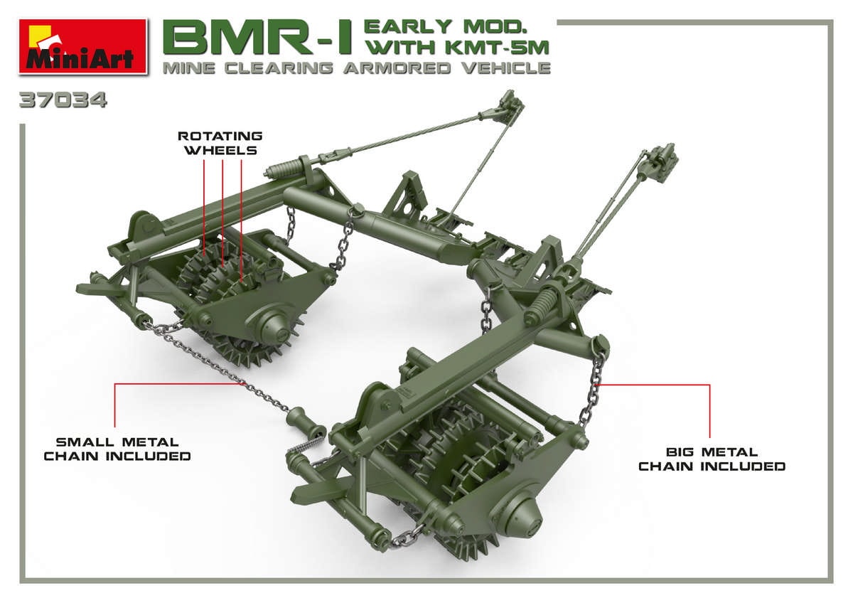 Zdjęcie dodatkowe produktu Bmr-1 Early Mod. With Kmt-5m 1:35 MiniArt 37034