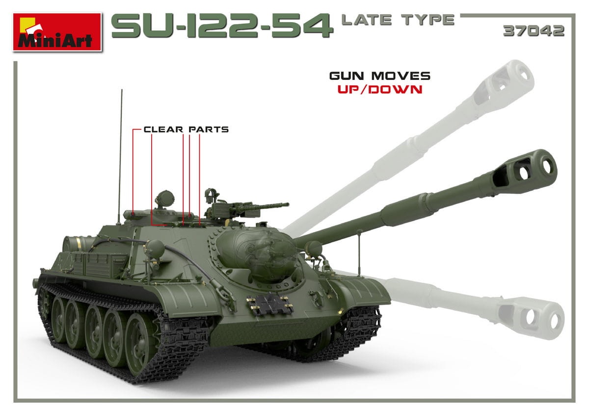 Zdjęcie dodatkowe produktu Su-122-54 Late Type 1:35 MiniArt 37042