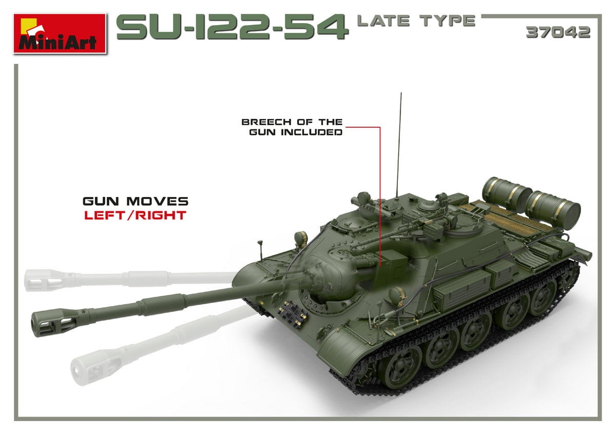 Zdjęcie dodatkowe produktu Su-122-54 Late Type 1:35 MiniArt 37042