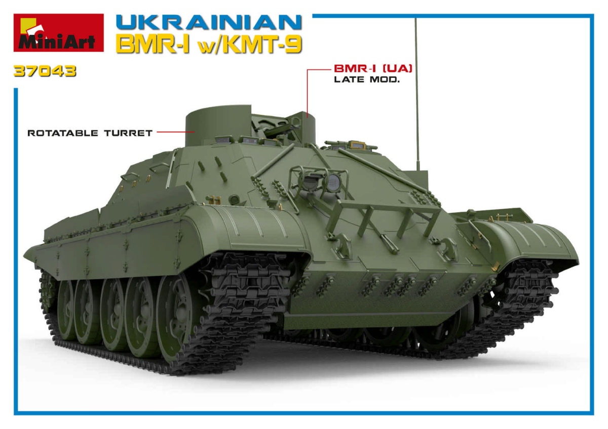 Zdjęcie dodatkowe produktu Ukrainian Bmr-1 W/kmt-9 1:35 MiniArt 37043