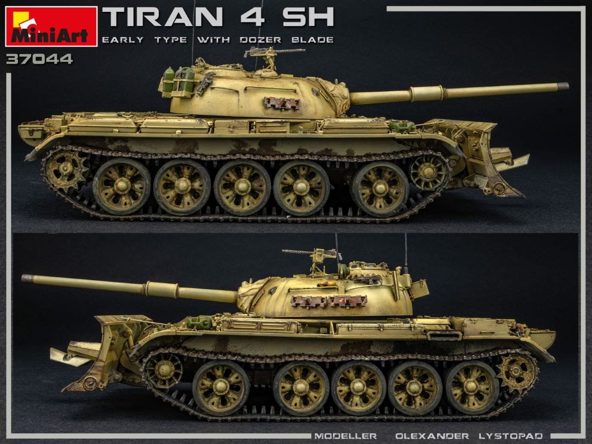 Zdjęcie dodatkowe produktu Tiran 4 Sharir Early Type W/dozer Blade 1:35 MiniArt 37044