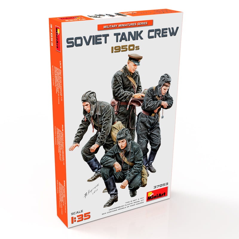 Zdjęcie dodatkowe produktu Soviet Tank Crew 1950s 1:35 MiniArt 37053