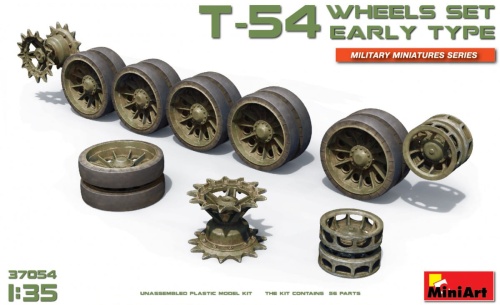 T-54 Wheels Set. Early Type 1:35 MiniArt 37054