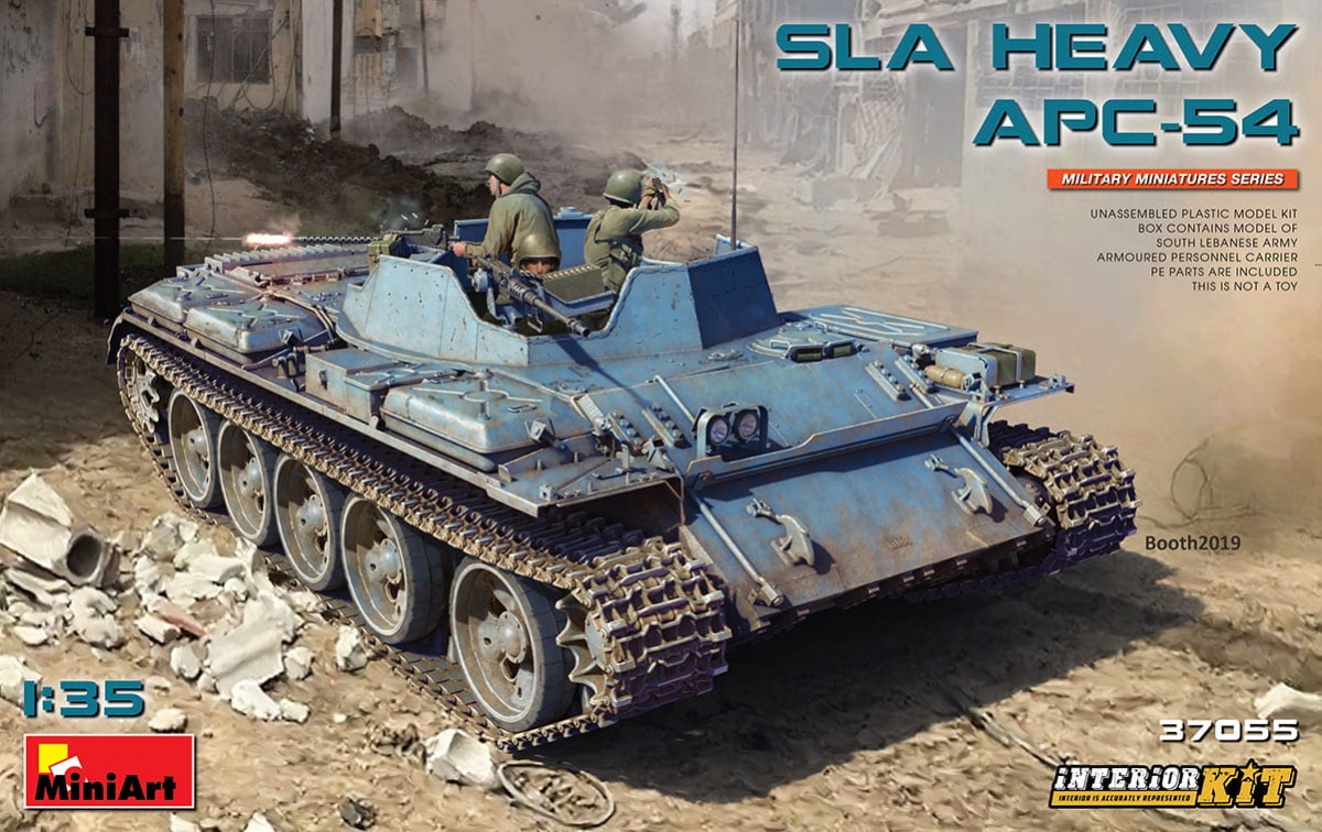 Zdjęcie główne produktu Sla Heavy Apc-54. Interior Kit 1:35 MiniArt 37055